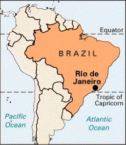 Rio de Janeiro nchini brazil ramani
