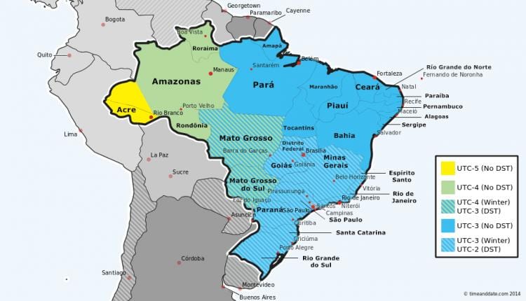 Rio wakati eneo ramani