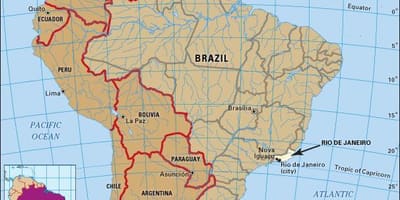 Ambapo ni Rio de Janeiro ziko juu ya ramani