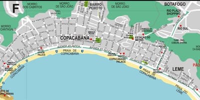 Copacabana, Rio de Janeiro ramani