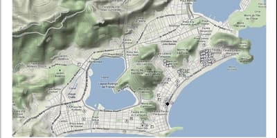 Ramani ya Rio de Janeiro wilaya ya mwanga nyekundu