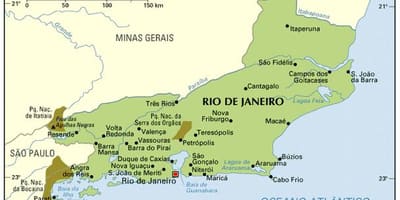 Kuratibu ramani ya Rio de Janeiro